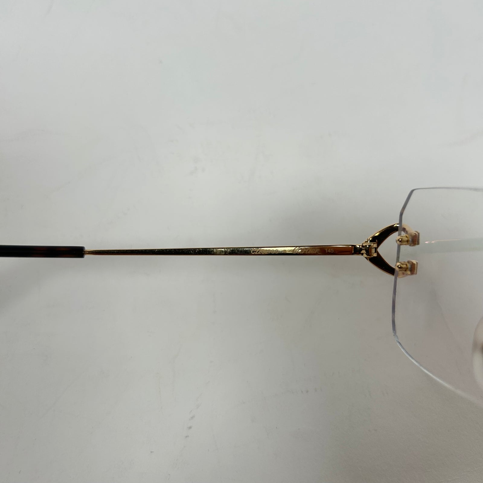 Cartier Clear Lens C Wire Frames