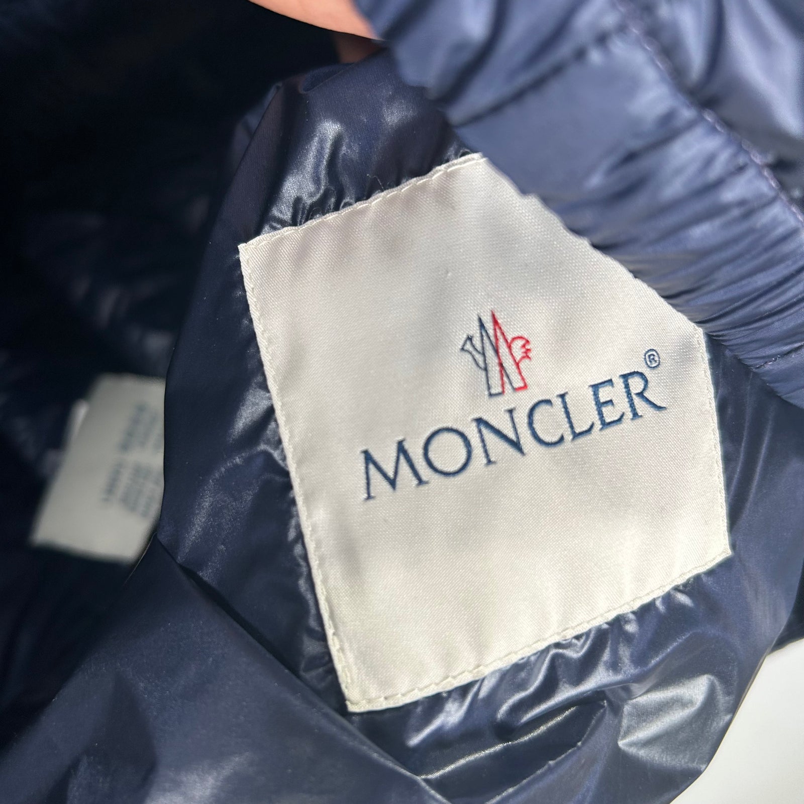 Moncler Daniel Giubbotto Blue Down Jacket Size 3