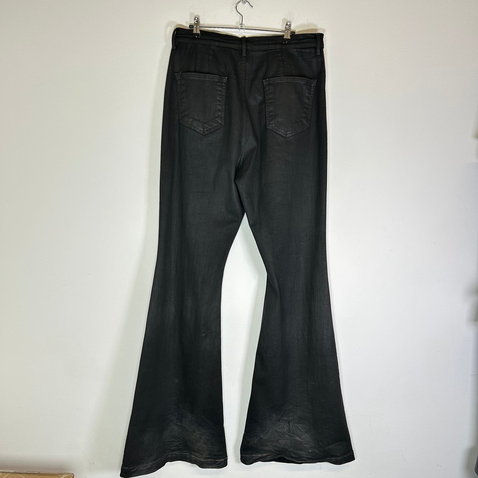 Rick Owens DRKSHDW Waxed Bolan Cut Denim