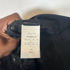 Rick Owens Black Torrence Cut Jeans Size 32