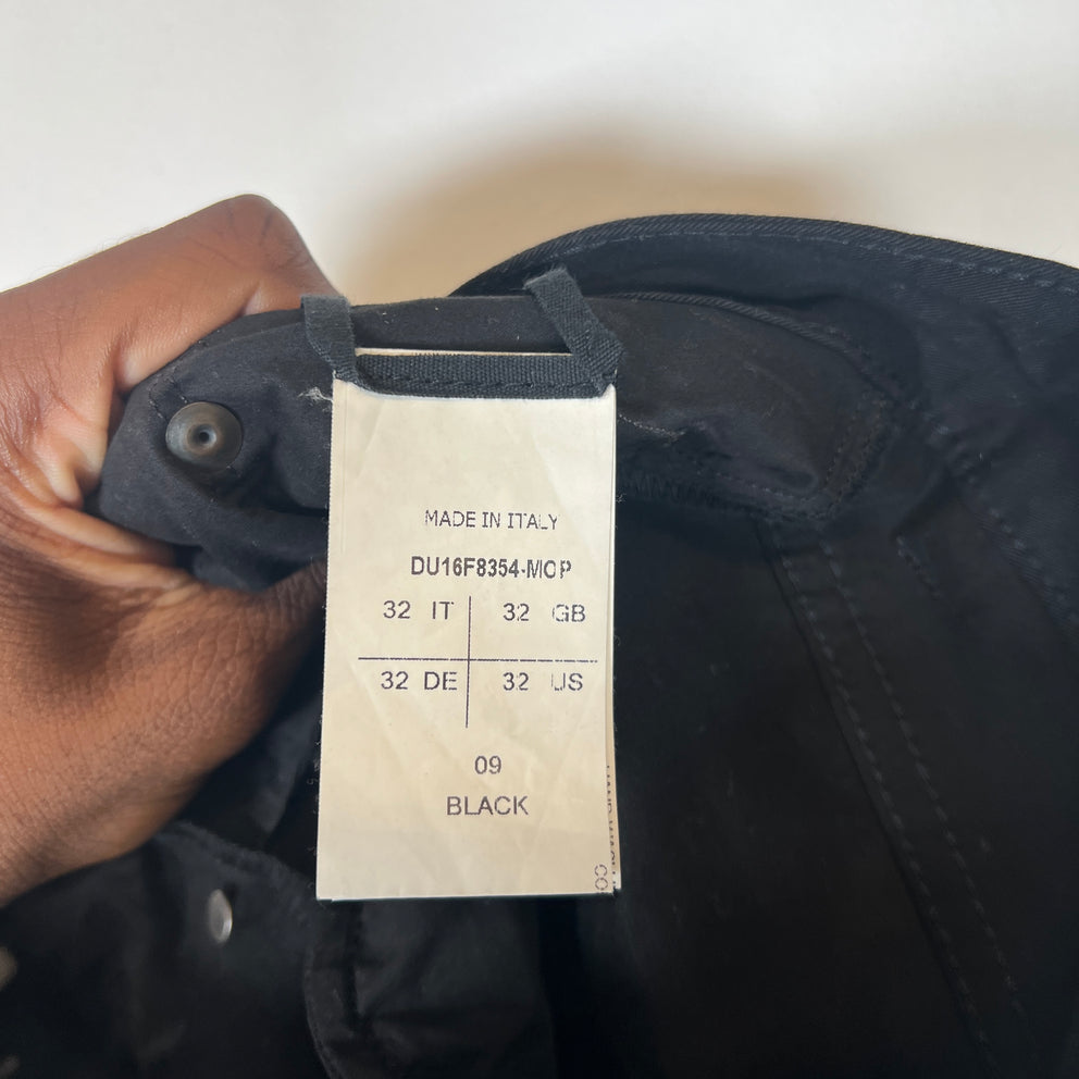 Rick Owens Black Torrence Cut Jeans Size 32