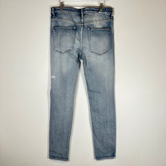 Ksubi Lightwash Distressed Jeans Size 34