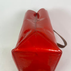 Louis Vuitton Red Monogram Vernis Reade PM Handbag