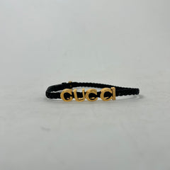 Gucci Gold/Black Beaded GG Choker