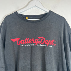 Gallery Dept Vintage Black Mechanic T-Shirt Size XL