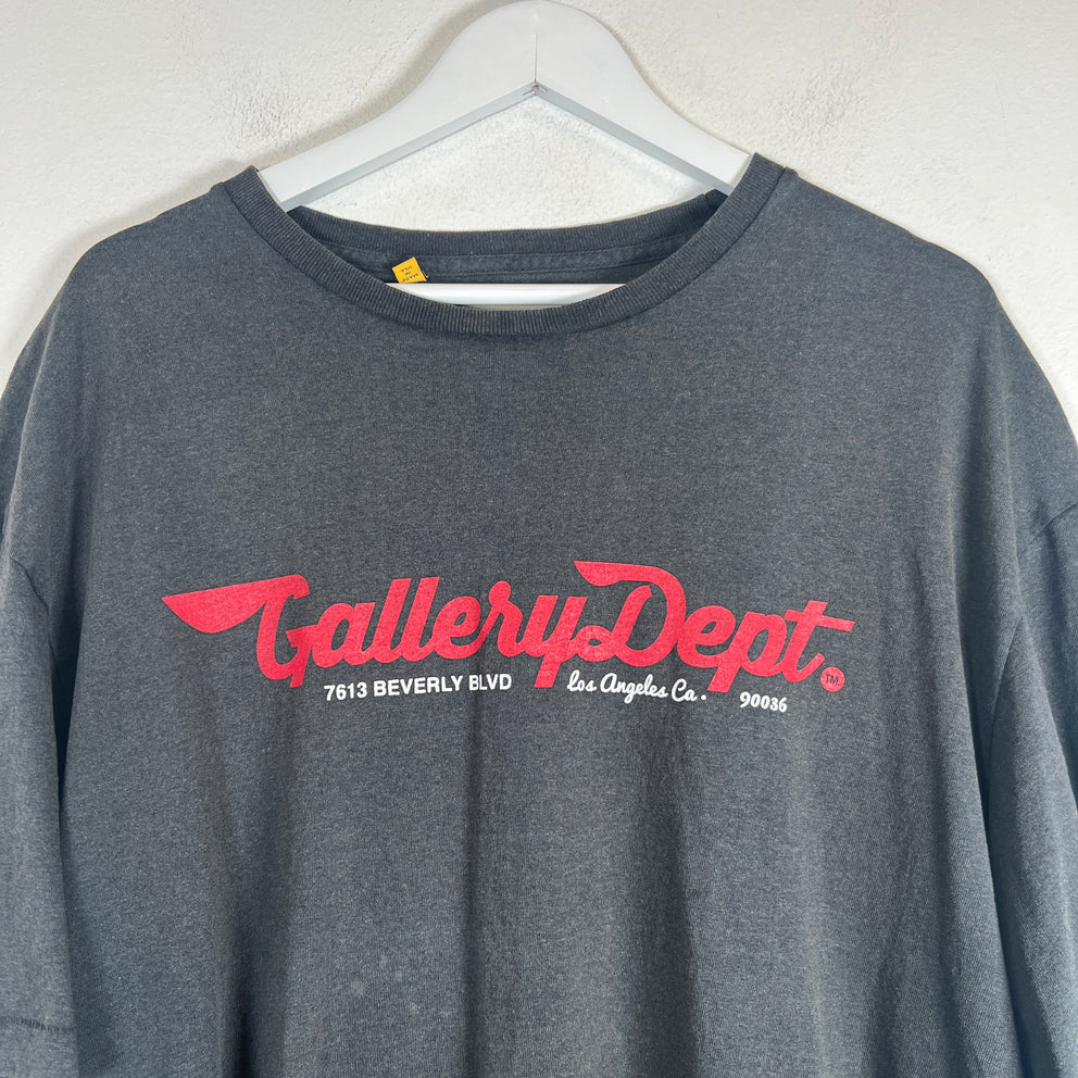 Gallery Dept Vintage Black Mechanic T-Shirt Size XL