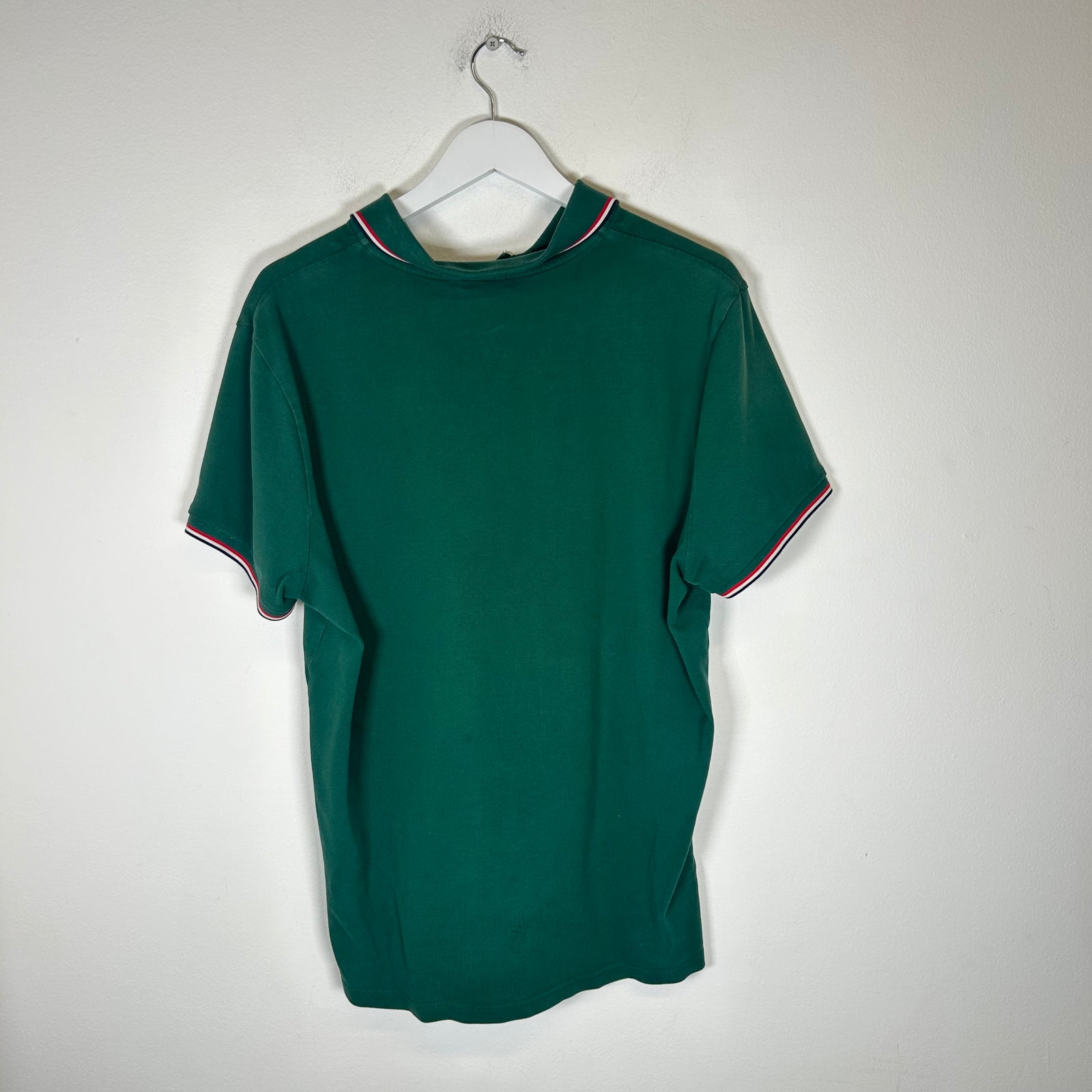 Moncler Green Maglia Polo Shirt Size L