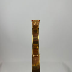 Hermes White Gold Clic H Bracelet