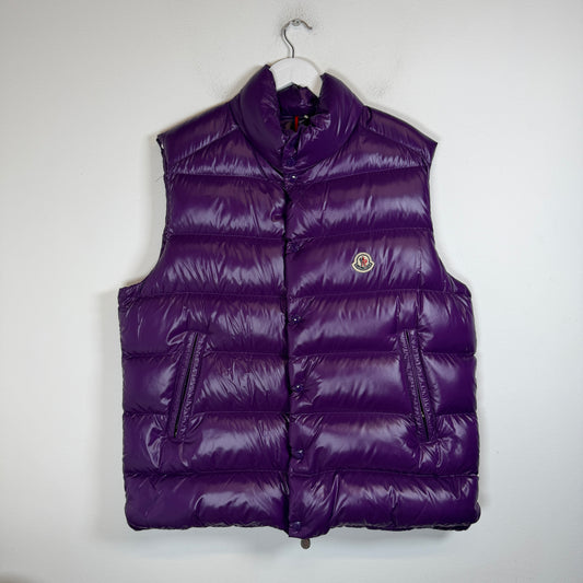Moncler Purple Tibb Down Vest Size 5