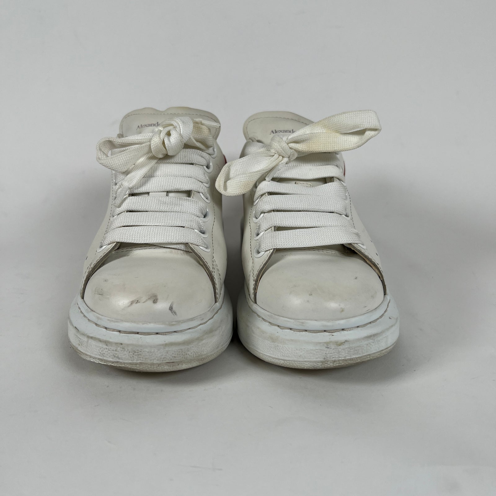 Alexander McQueen Red/White Sneakers Size 37.5