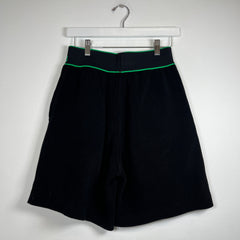 Bottega Veneta Black Terrycloth Shorts Size XS