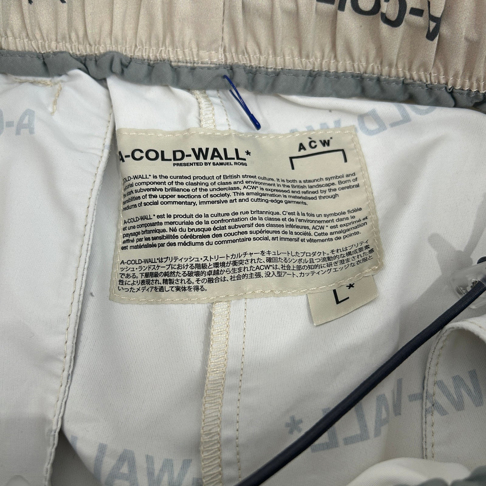 A-Cold-Wall All Over Print Short Size L