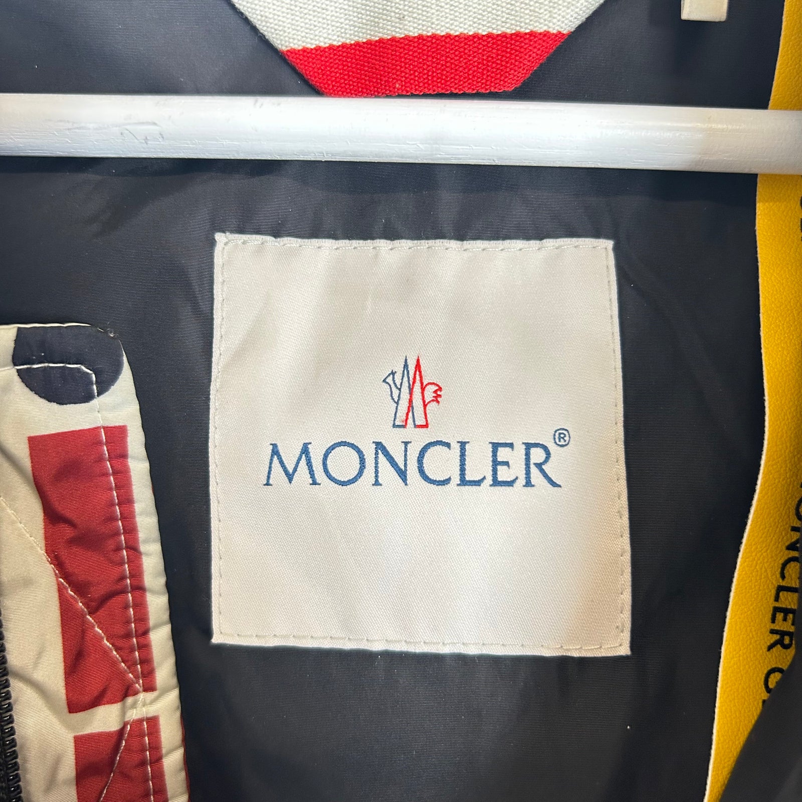 Moncler Red/Blue Dorfman Windbreaker Size XL
