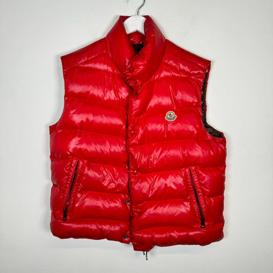 Moncler Red Tib Galet Vest Size 3