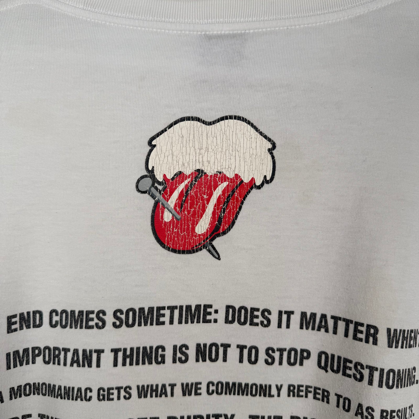 Number (N)ine Rolling Stones Tongue graphic T-Shirt Size 5