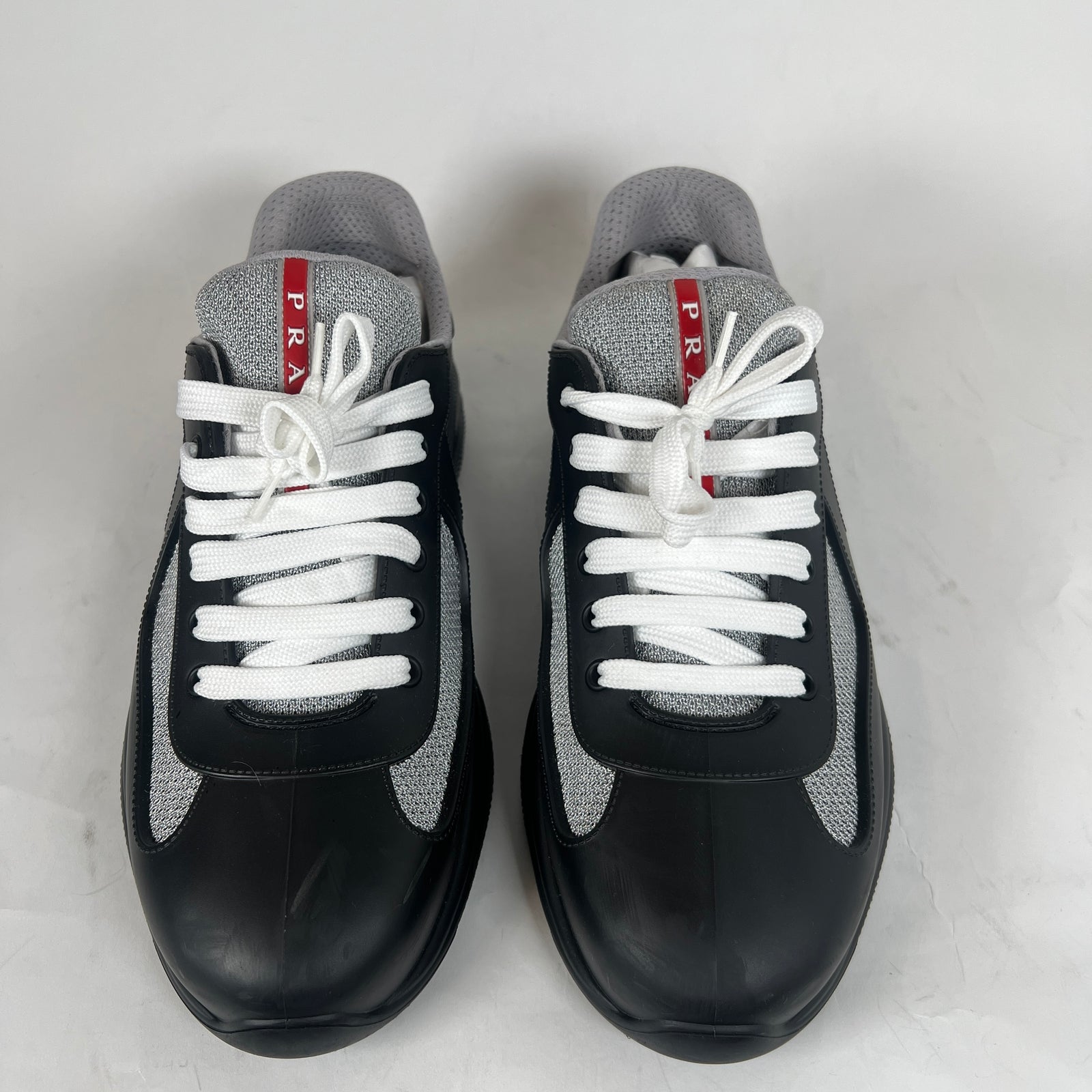 Prada Black Rubber America Cups Size 44