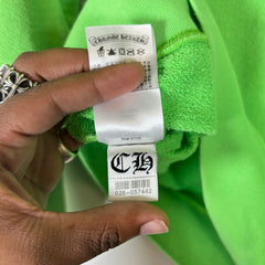 Chrome Hearts Lime Green Matty Boy Sex Records Crewneck Size L