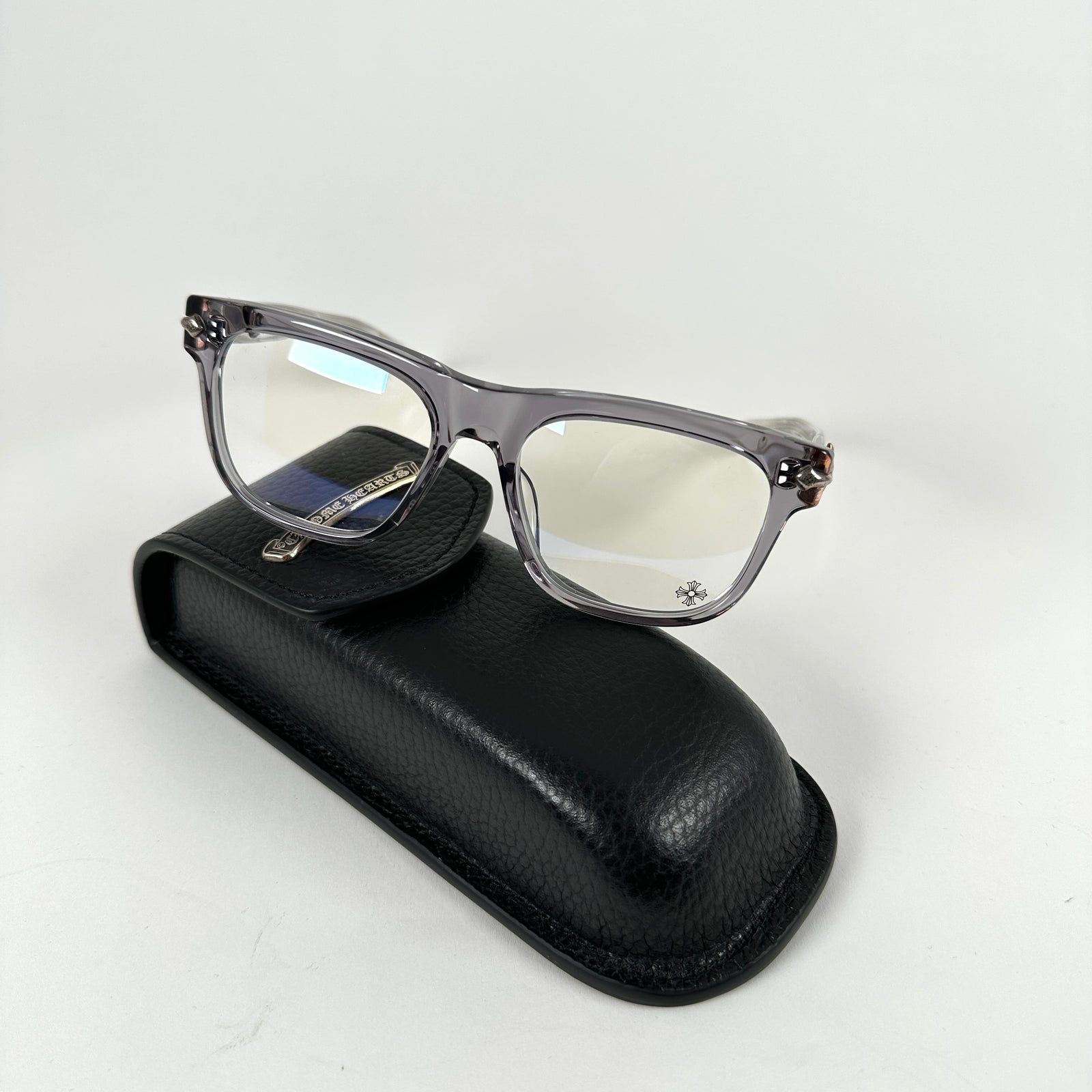 Chrome Hearts Slid'n Clear Frame Glasses