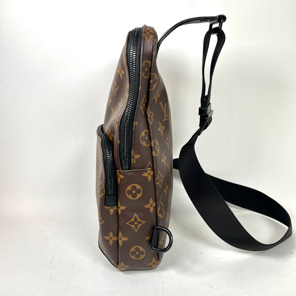 Louis Vuitton Monogram Macassar Avenue Sling Bag
