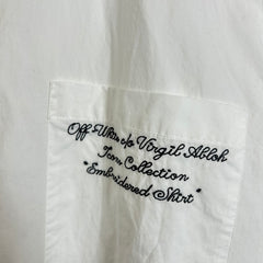 Off-White Embroidered Button-Up Shirt Size XL
