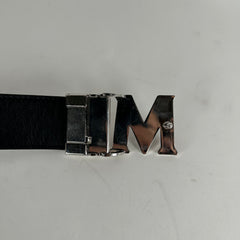 MCM MisMatch Black Reversible Belt Size 48