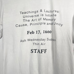 Raf Simons Staff 'History of The World' SS05 Tee Size M