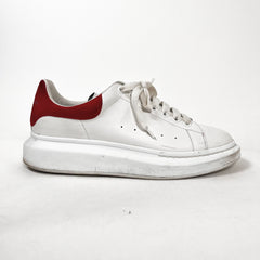 Alexander Mcqueen White/Red Low Sneaker Size 11