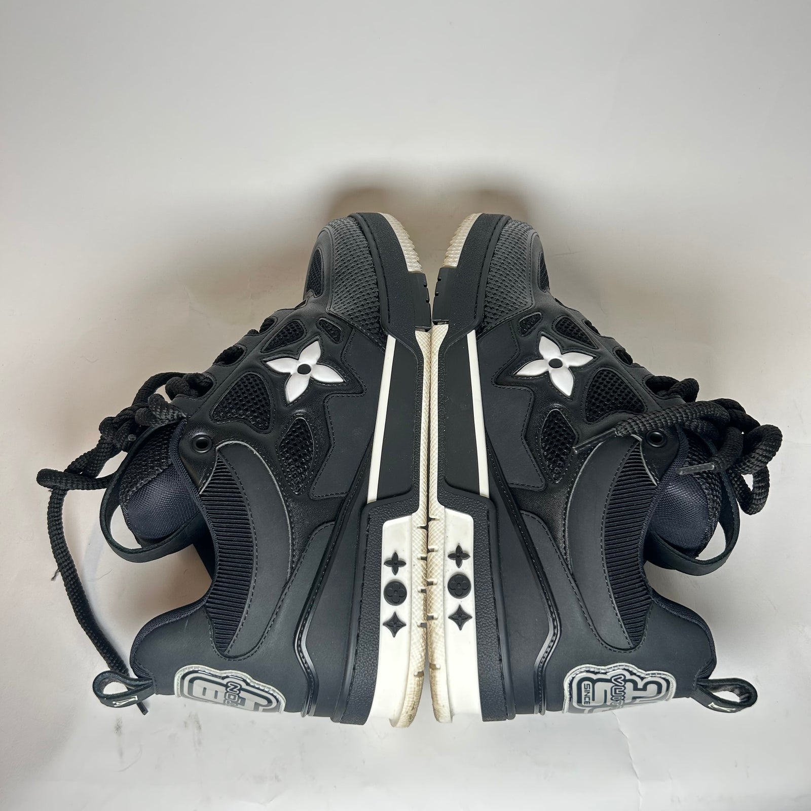 Louis Vuitton Black Skate Sneaker Size LV 8