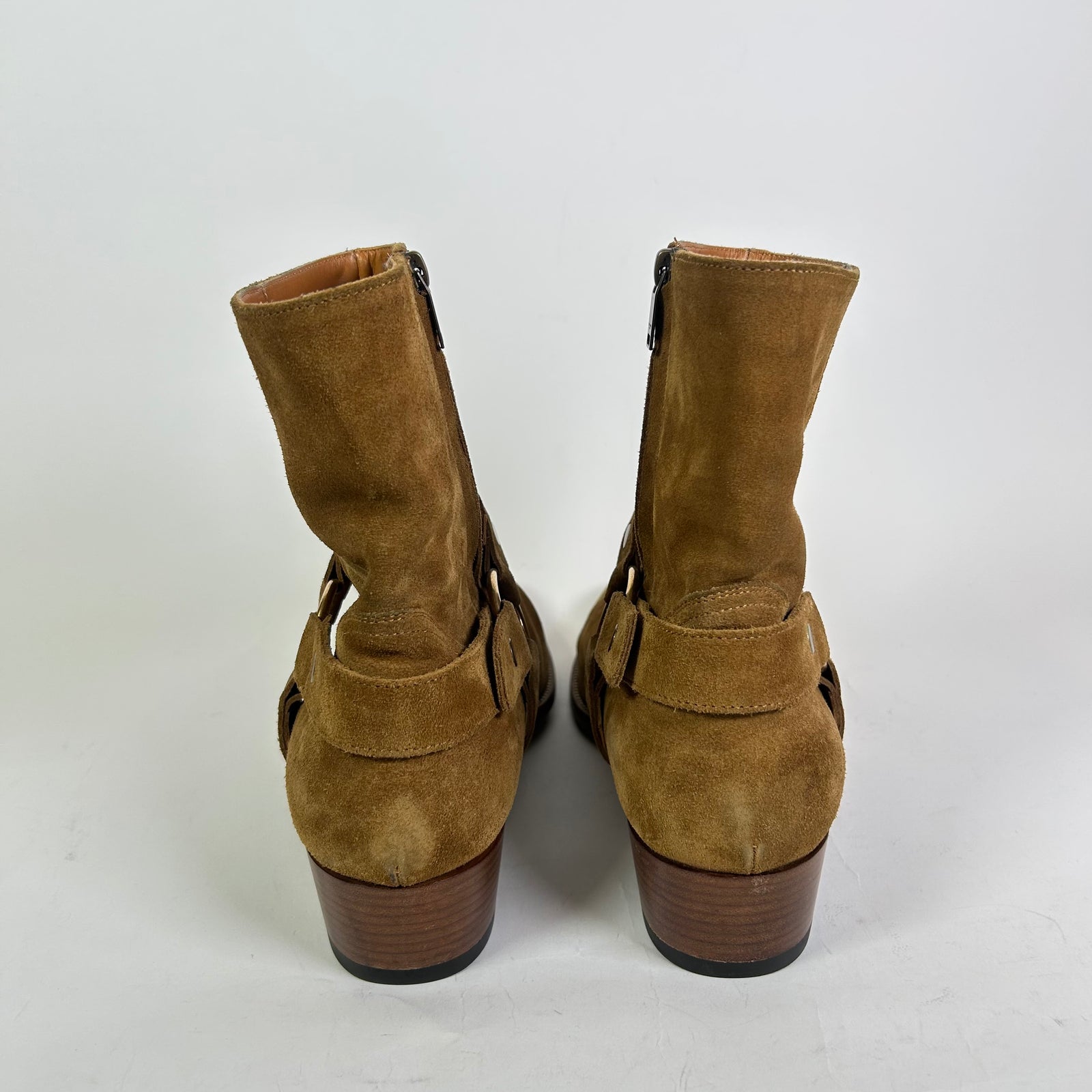 Saint Laurent Paris Suede Wyatt Boots