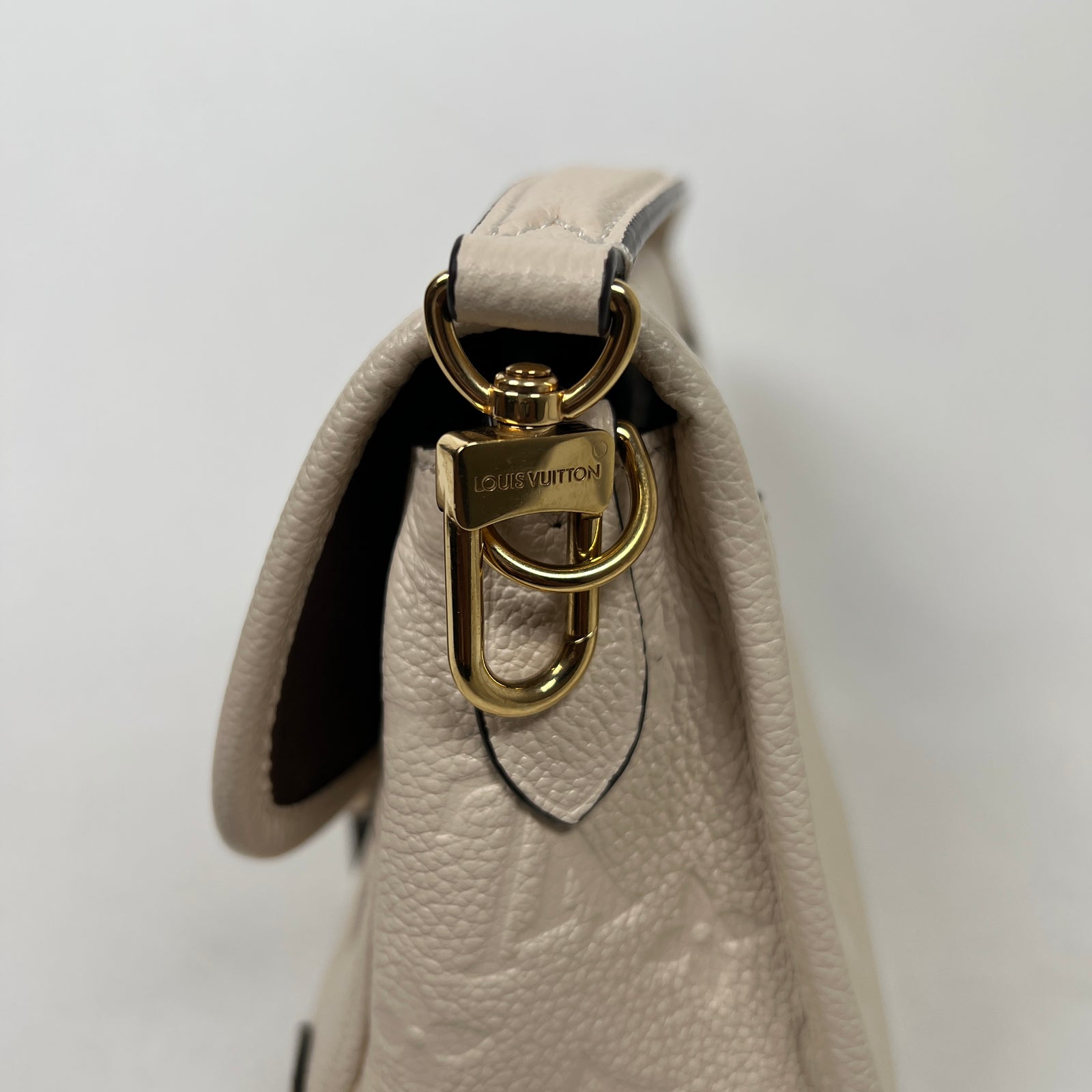 Louis Vuitton Cream Monogram Empreinte Diane NM Handbag