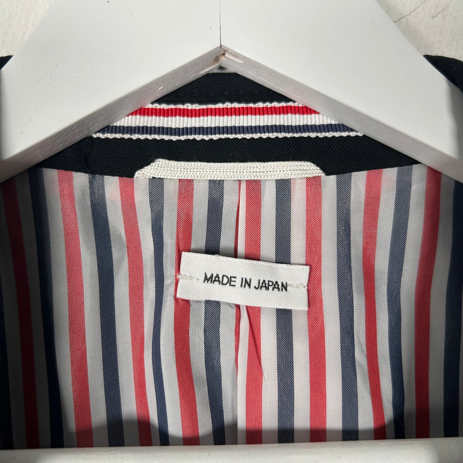 Thom Browne Black Wool Blazer Jacket Size 3