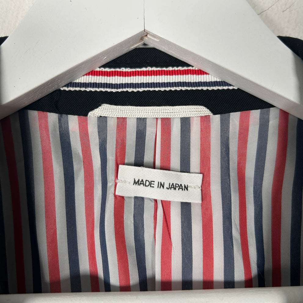 Thom Browne Black Wool Blazer Jacket Size 3