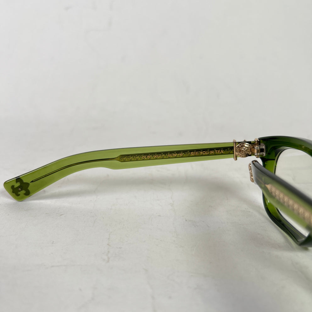 Chrome Hearts Green 'See You In Tea' Glasses