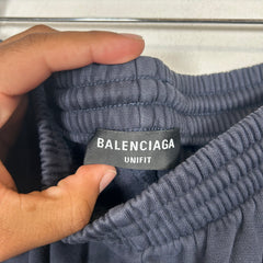 Balenciaga Navy New York Sweat Shorts Size M