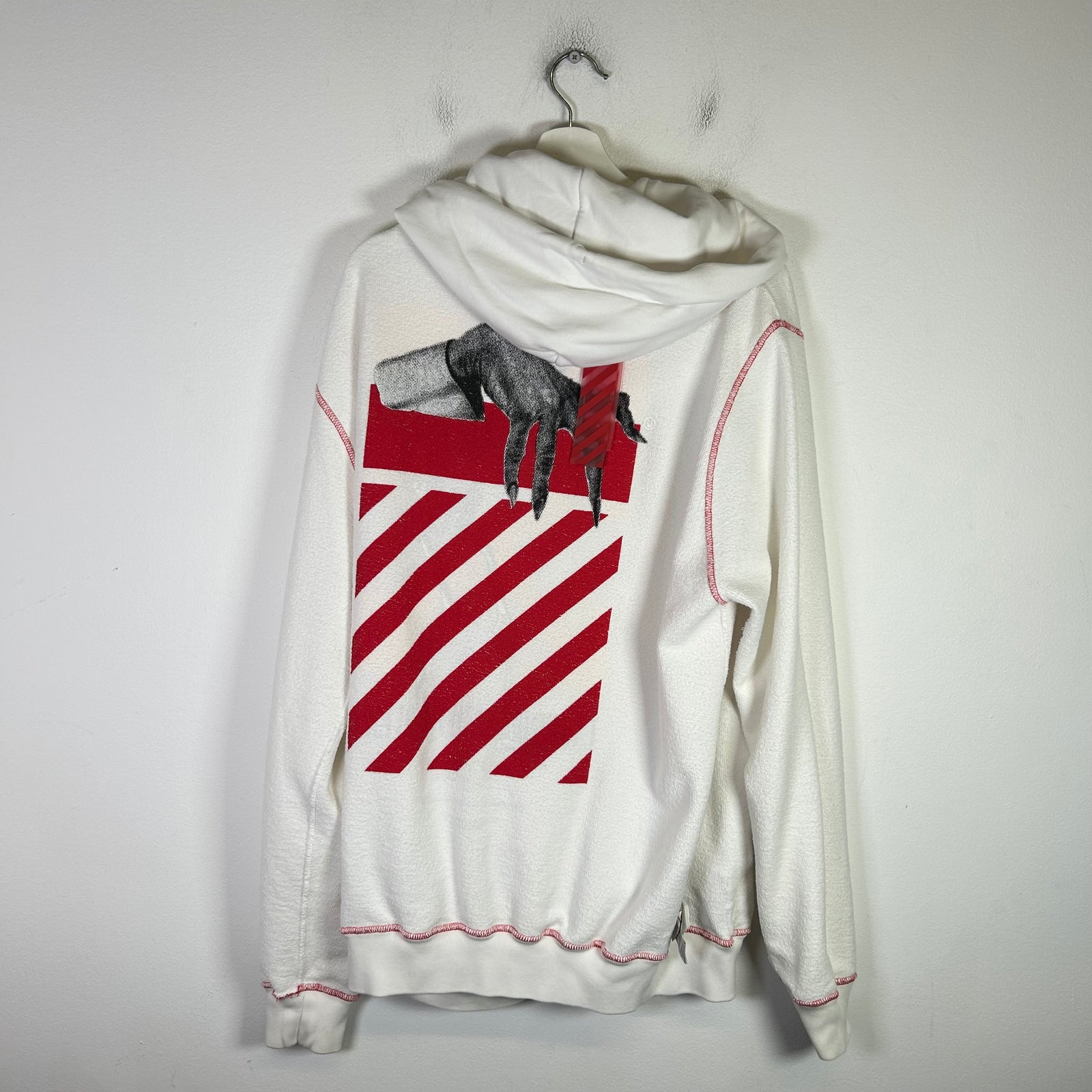(DRY CLEANERS) Off-White x Undercover Skeleton Reverse Zip-Up Hoodie