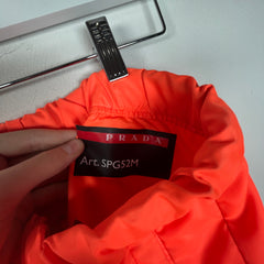Prada Orange Nylon Sweatpant Size S