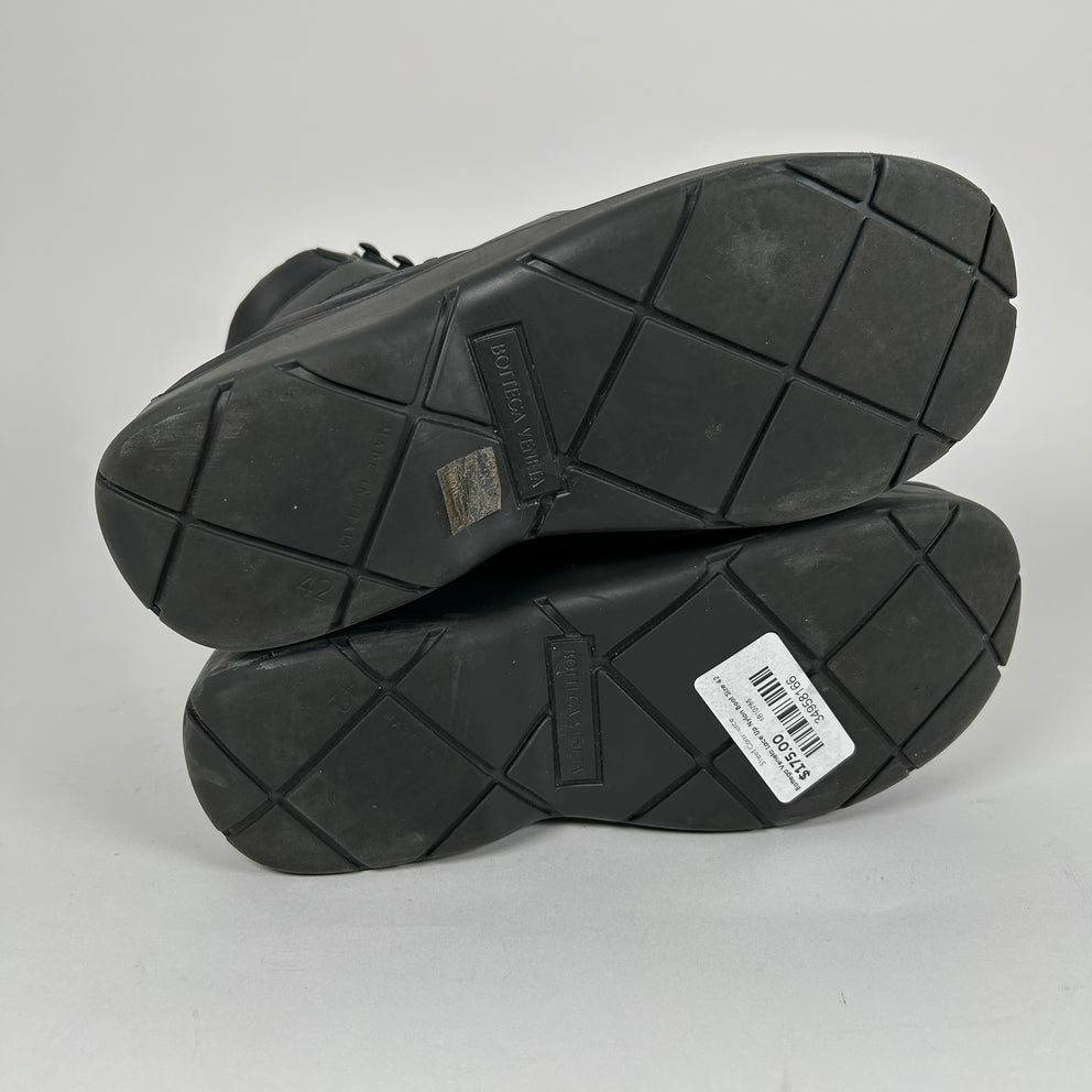 Bottega Veneta Lace Up Nylon Boot Size 42