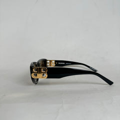 Balenciaga Black Bossy Cat Eye Sunglasses