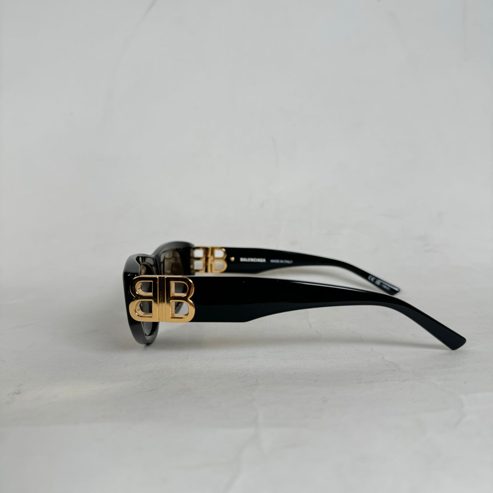 Balenciaga Black Bossy Cat Eye Sunglasses