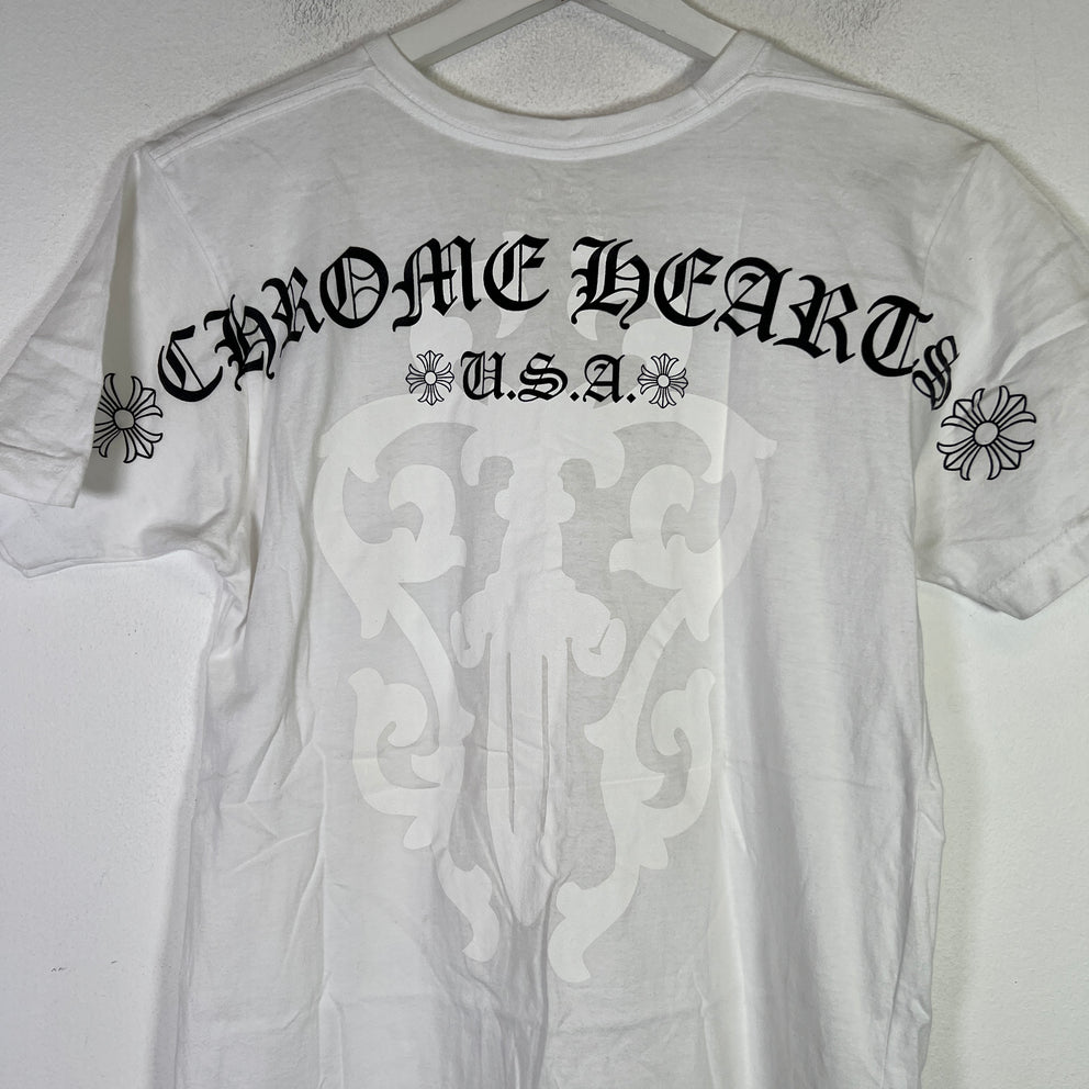 Chrome Hearts Tonal Vine Dagger Scroll T-Shirt