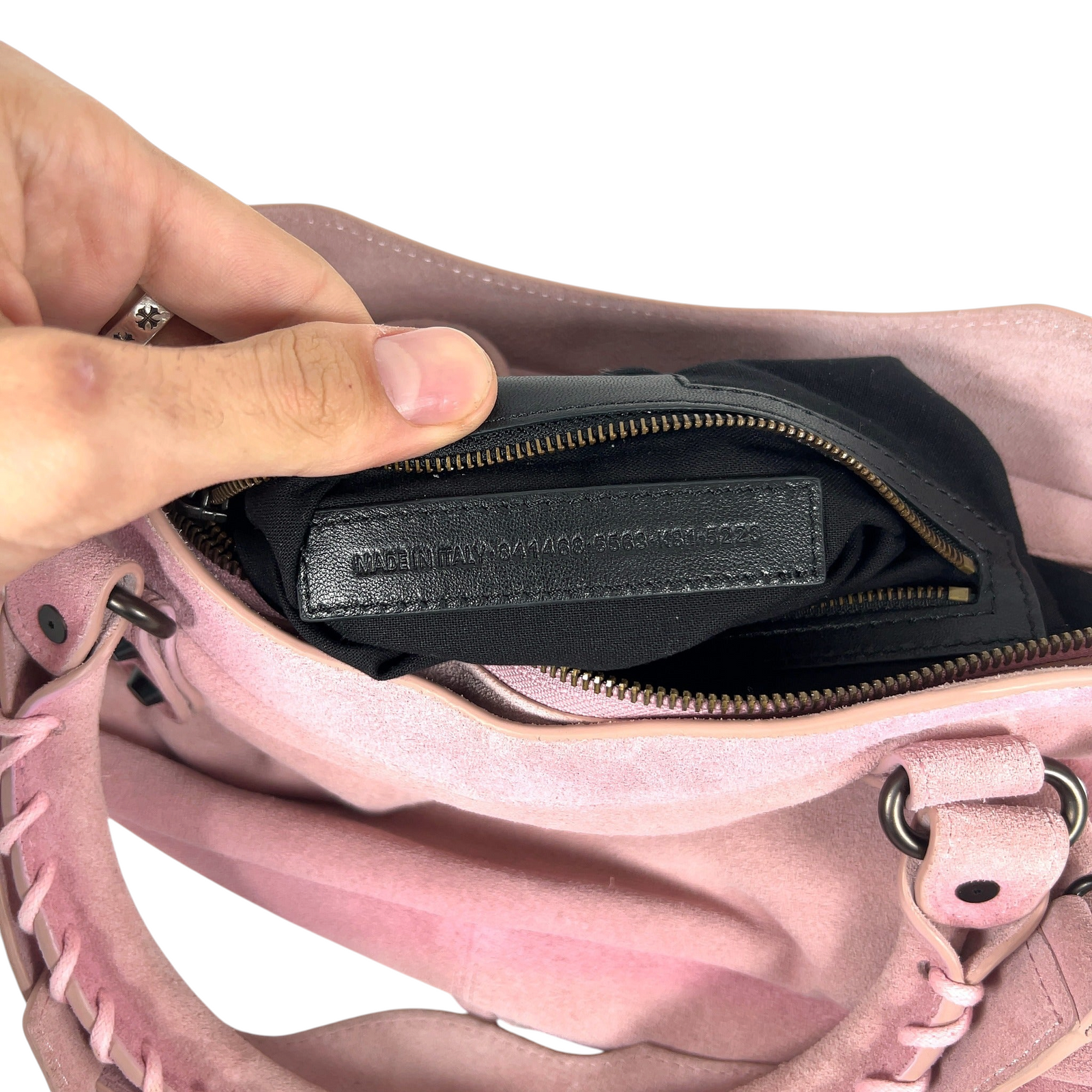 Balenciaga Small Suede Le City Bag