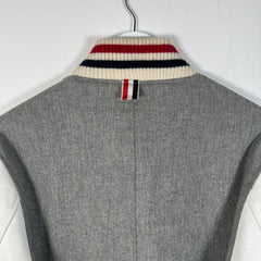 Thom Browne Grey Varsity Jacket Size 0
