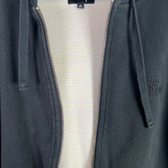 Stussy FW20 Thermal Lined Logo Zip-Up Hoodie