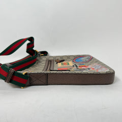 Gucci GG Monogram Courrier Patch Messenger Bag