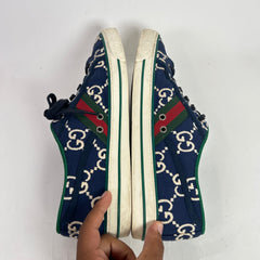 Gucci 1977 Tennis Monogram Low-Top Sneakers