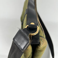 Louis Vuitton Mini Sac Maman Green Canvas Monogram Strap Bag