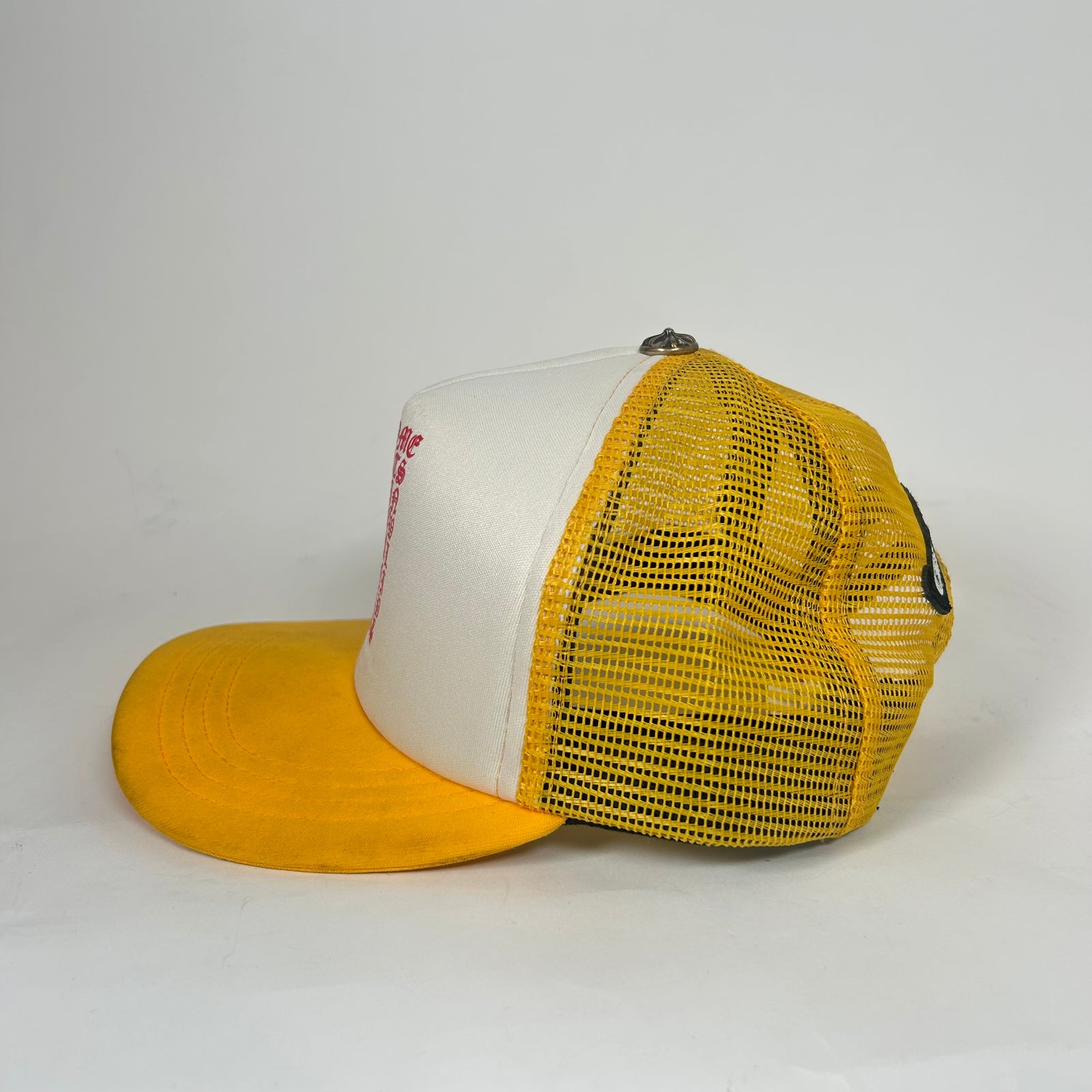 Chrome Hearts Yellow Eye Chart Trucker Hat