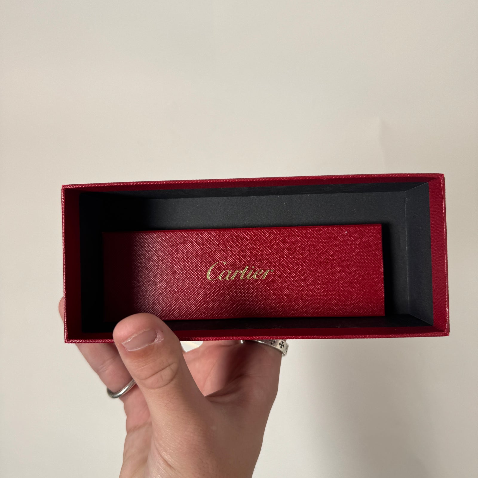 Cartier Big C Fluorescent Gold Wire Frame Glasses