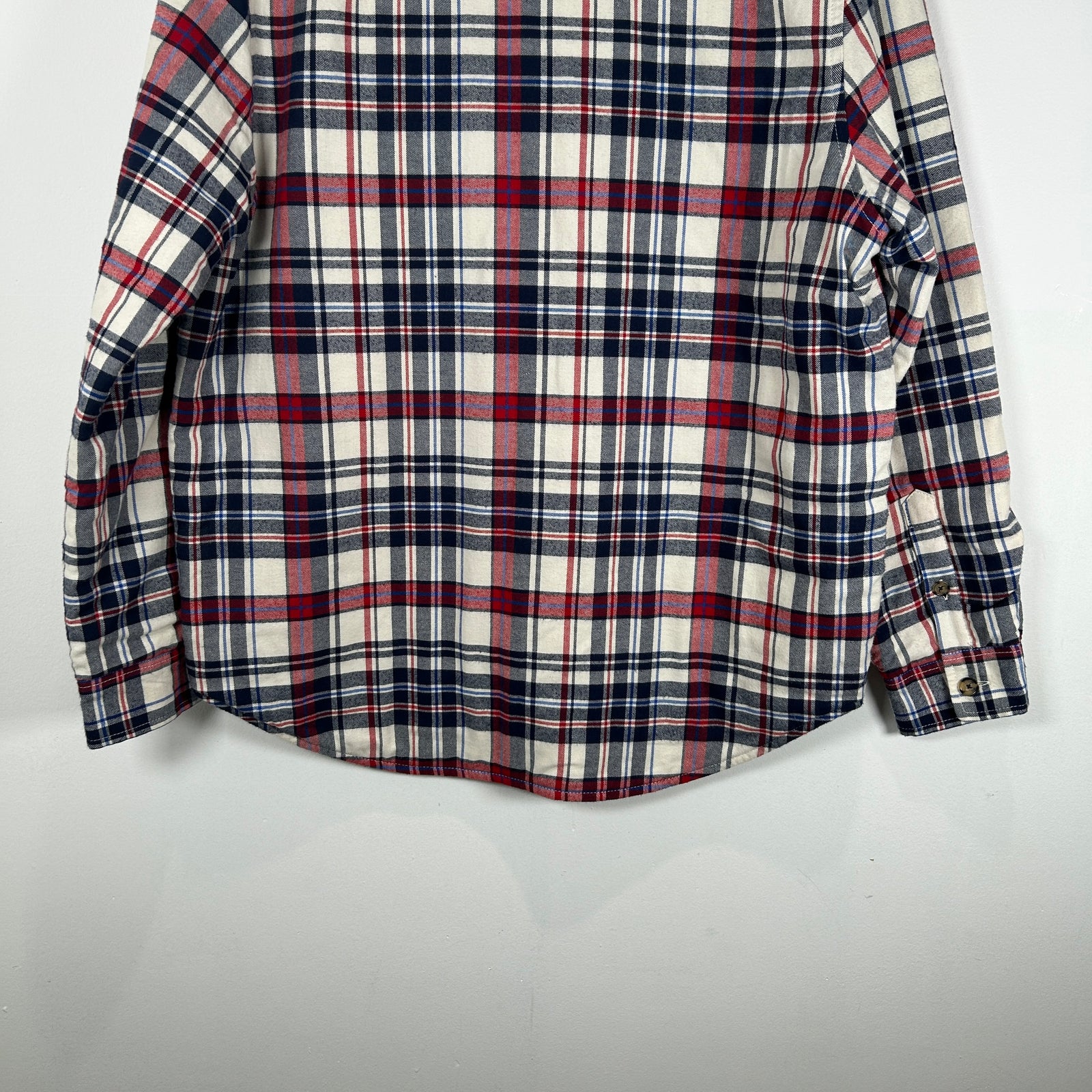 Isabel Marant Red/Blue Flannel Shirt Size S