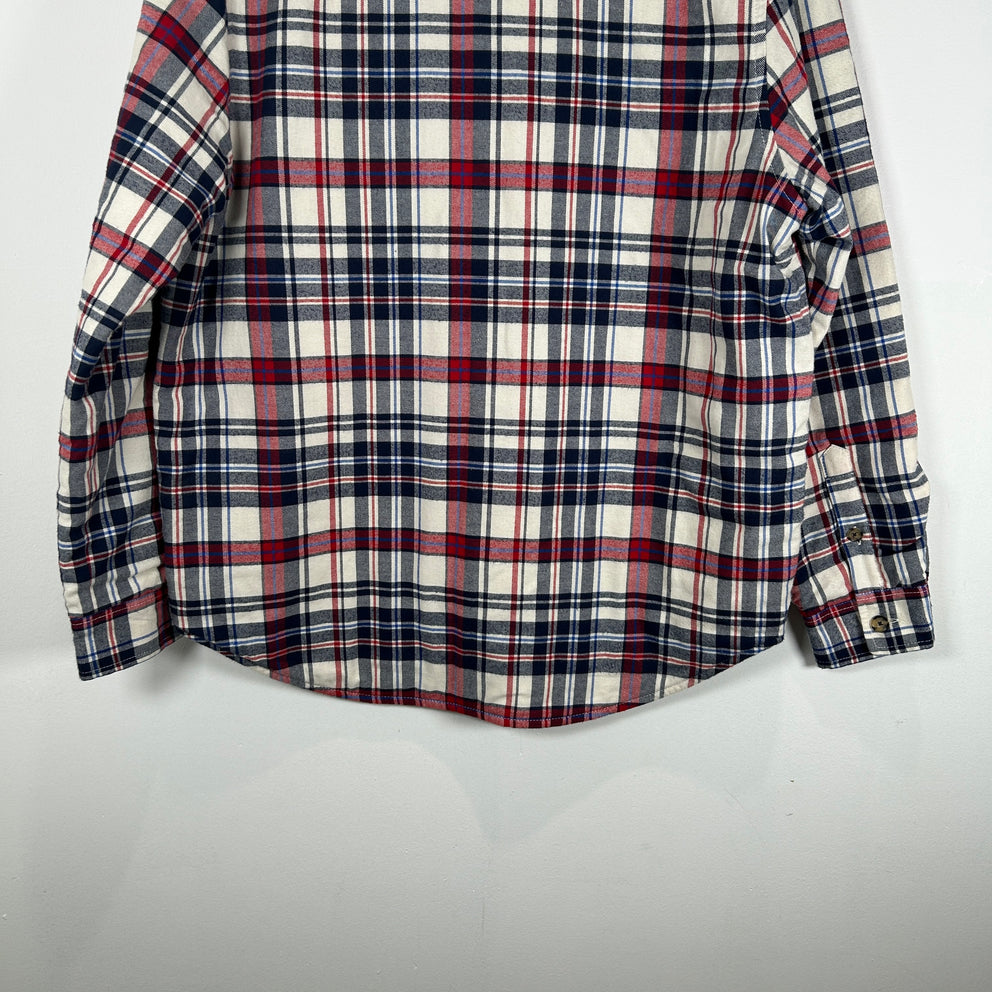Isabel Marant Red/Blue Flannel Shirt Size S